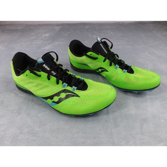 Saucony Other - Saucony Vendetta 3 Racing/Running/Track Shoes Men's Size 8.5‎ Green/Black/Blue